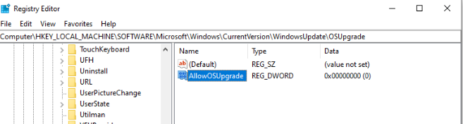 AllowOSUpgrade