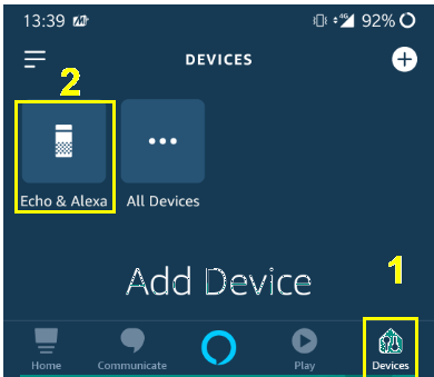 Amazon Alexa mobile app