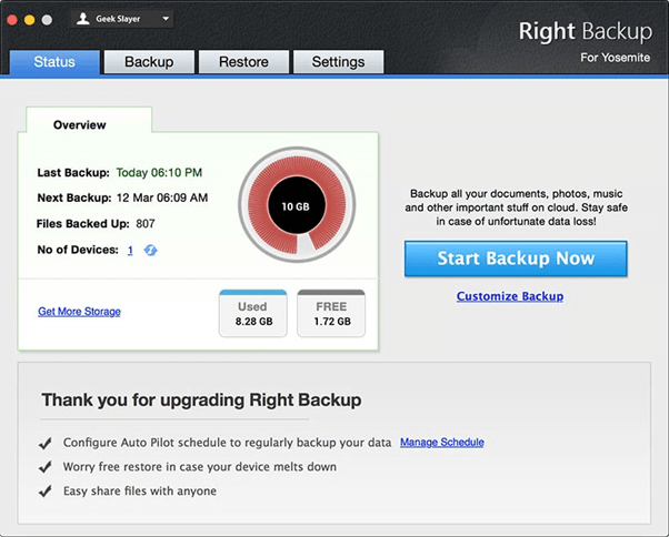 sos online backup for mac