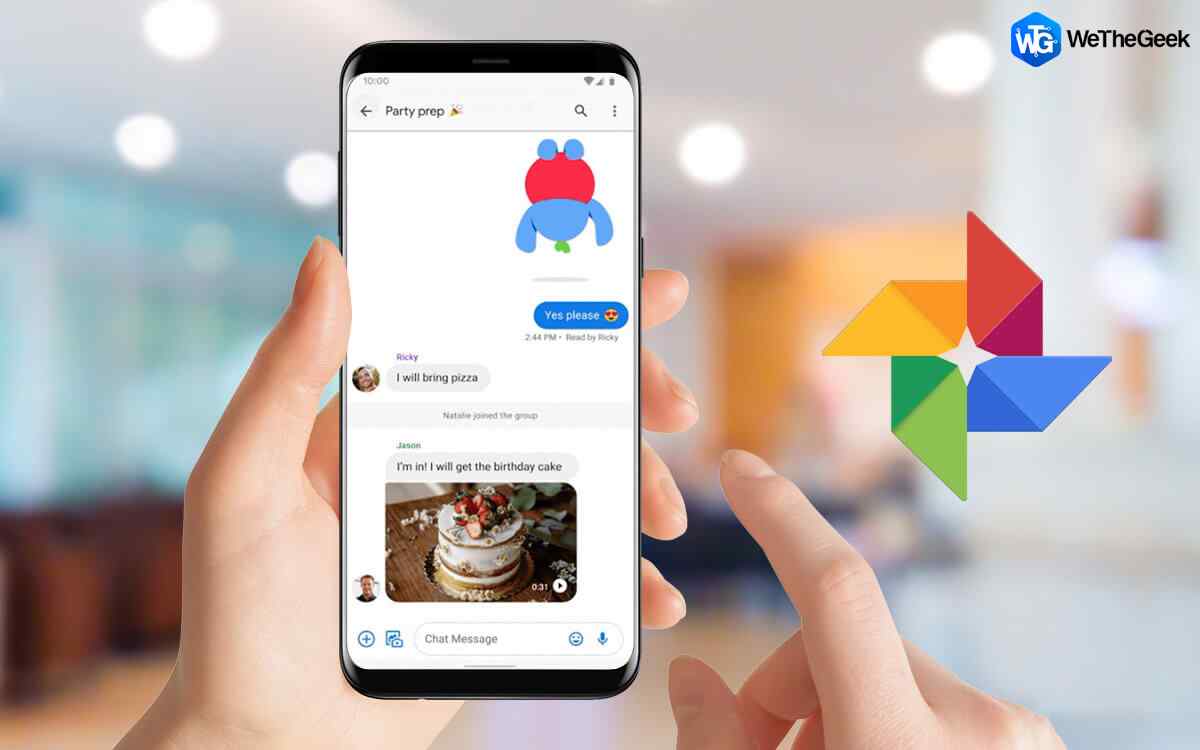 How To Initiate A Chat In Google Photos Messaging Feature
