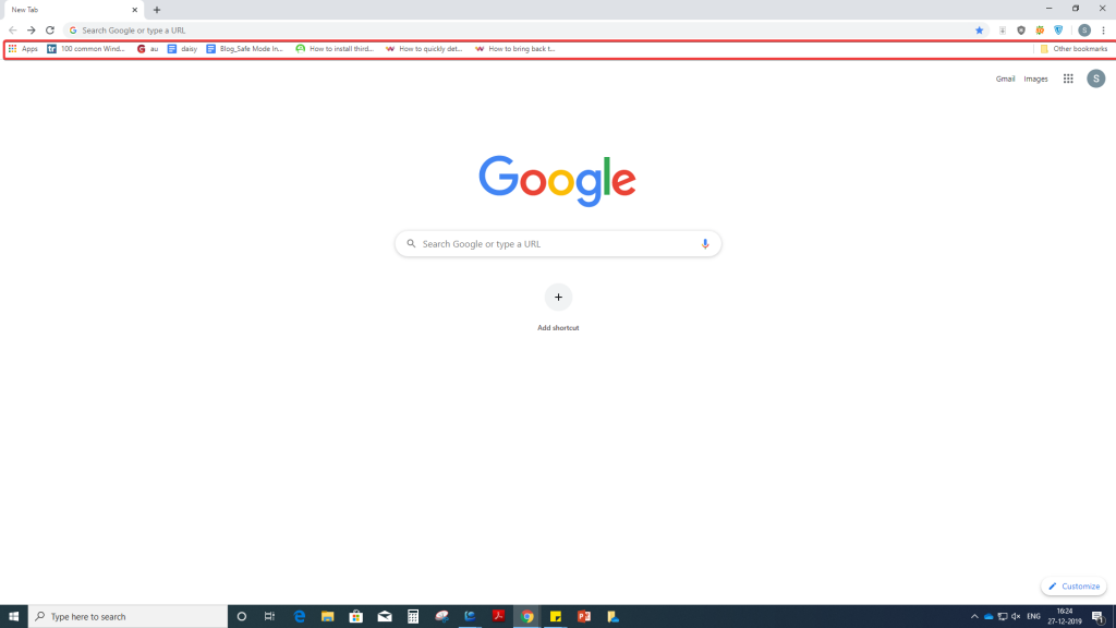 how to create a bookmark and google chrome