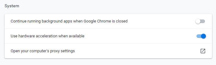 Chrome shortcut