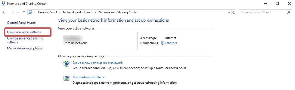 Connection sharing