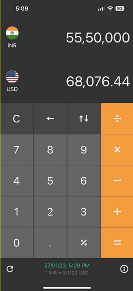 Currency converter calculator!