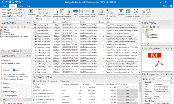 Duplicate File Detective