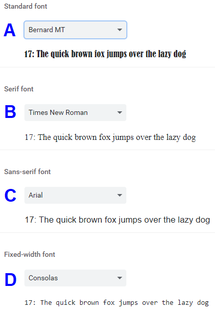 Font Type