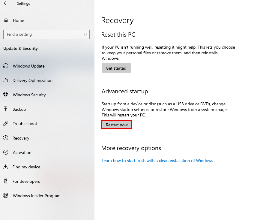 How to boot into Safe Mode in Windows 10 step-5