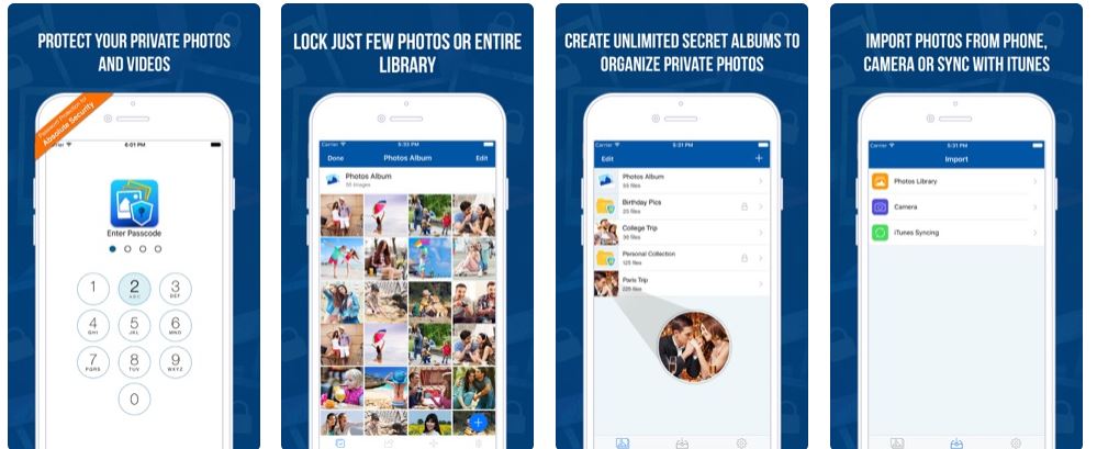 Keep photos secret ios