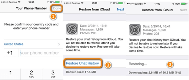 Restore The WhatsApp Messages