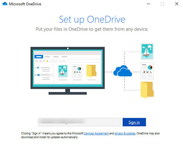 Setup One Drive