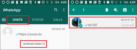 WhatsApp Archived Chats
