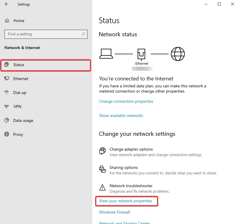 WiFi connection