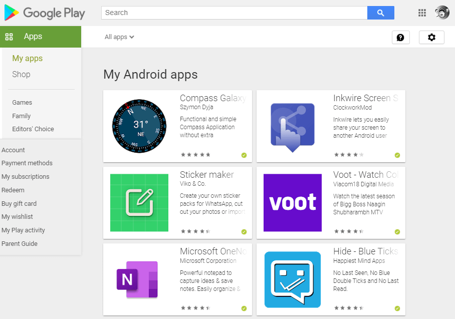 download apps from pc to android