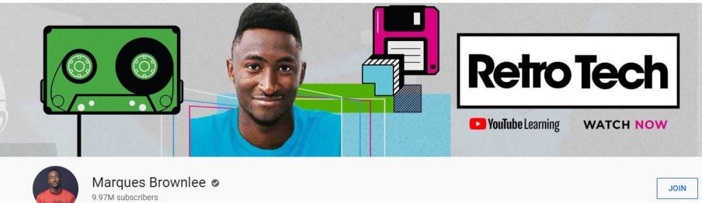 best tech channels on YouTube Marques Brownlee