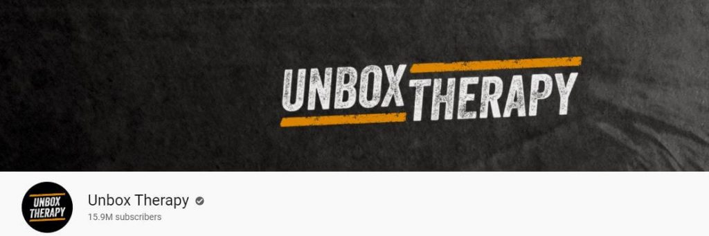 best tech channels on YouTube Unbox Therapy