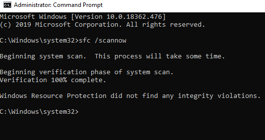 Run System File Checker