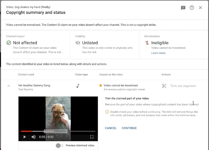 copyright claim 1