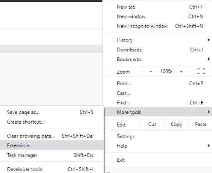 Chrome error