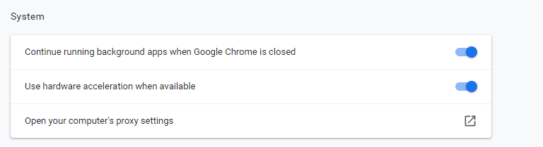hardware acceleration_Google Chrome