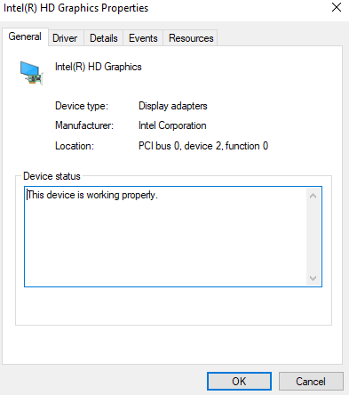 Graphics Device Driver Error Code 43