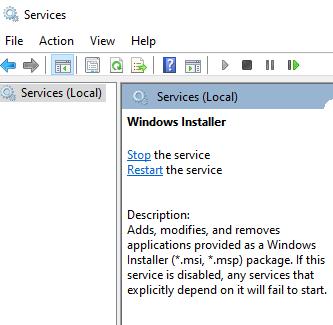Windows update error 0x80070643