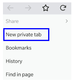 tor browser for android private tab