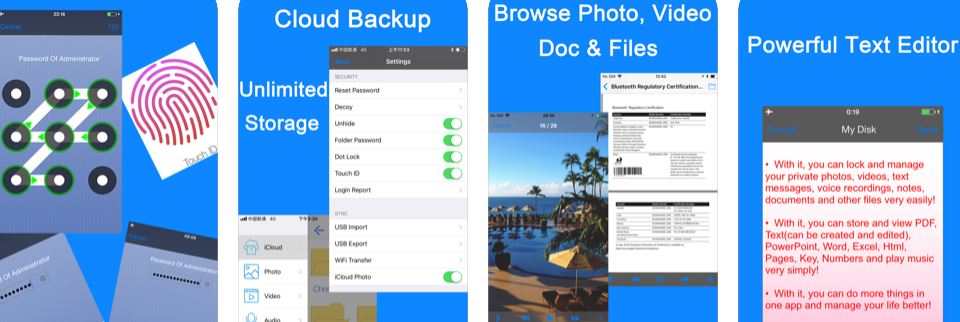 video locker apps secret vault hide photos