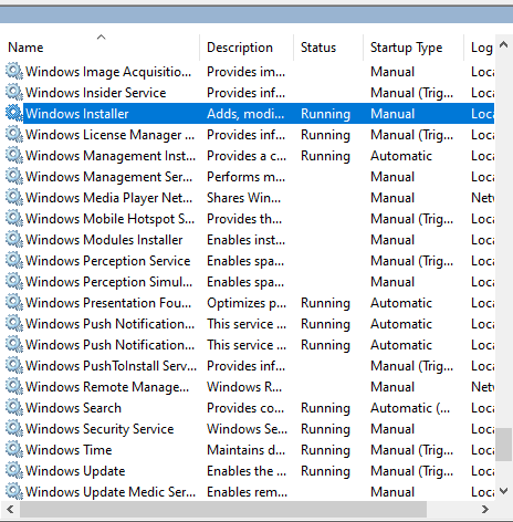 Windows's error 0x80070643