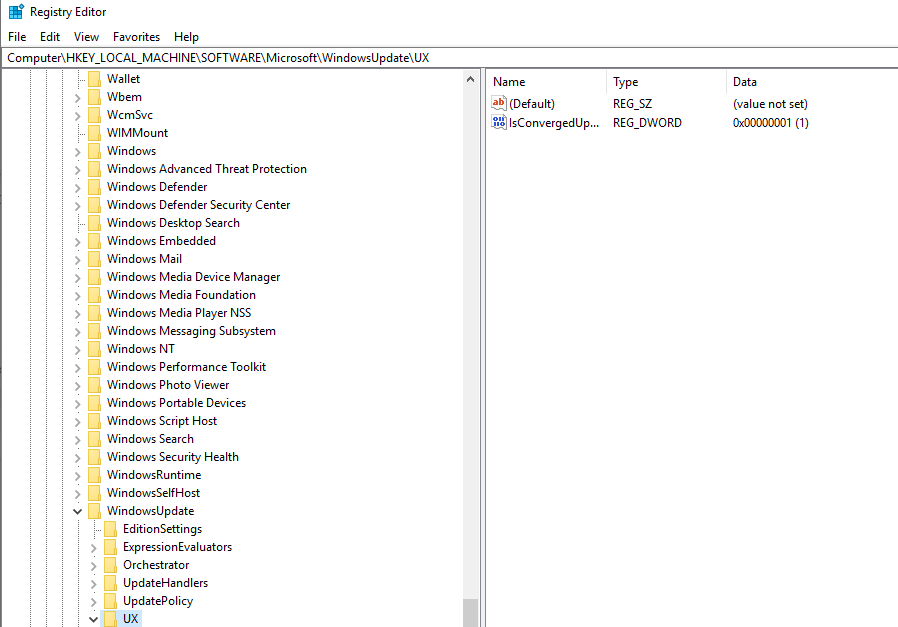 window registry editor