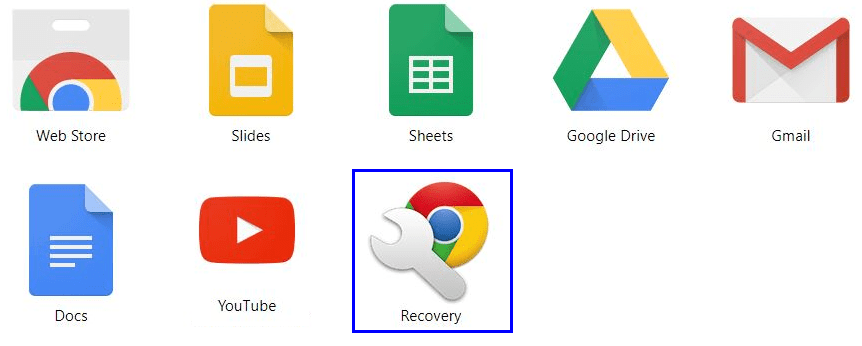 Chromebook Recovery Utility apps