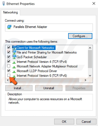 Disabling IPv6 Temporarily