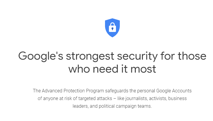 Google’s Advanced Protection
