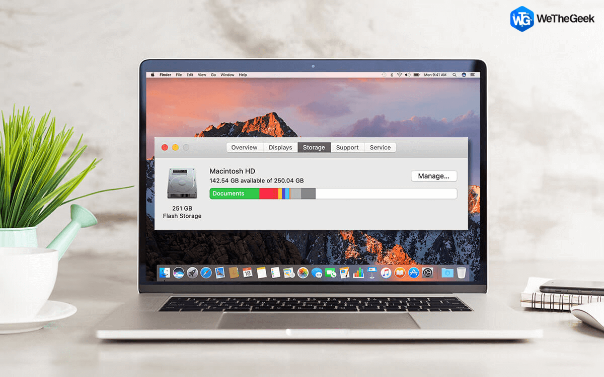 clean up macbook system storage