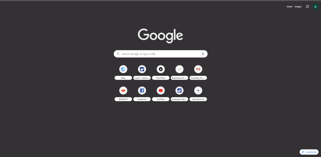Material Dark - chrome themes