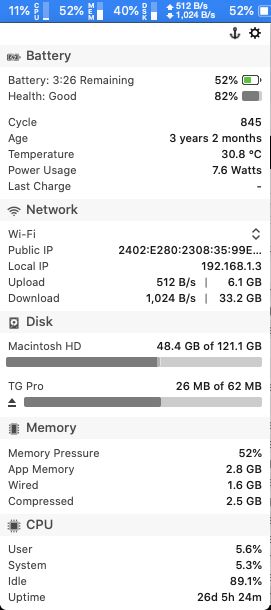 Menubar Stats 3