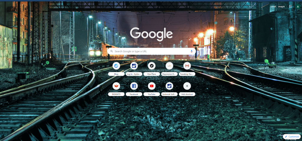 Midnight Train Dark Blue Theme
