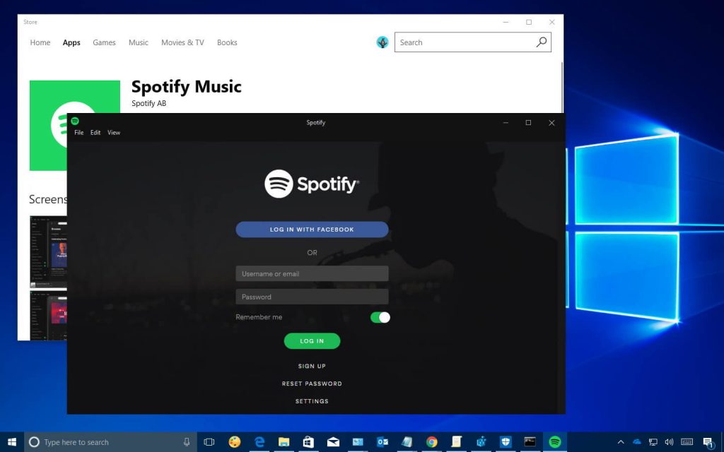 Spotify Music App for Windows PC