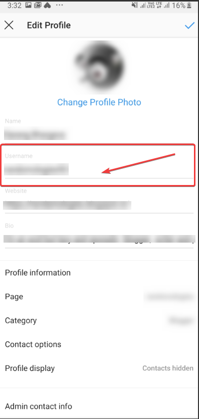 Username