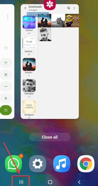 WhatsApp and Google Chrome