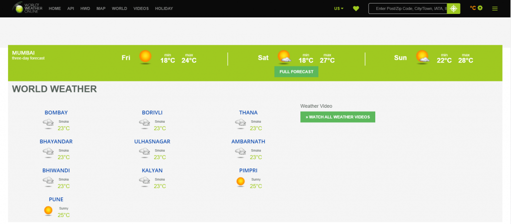 World Weather Online