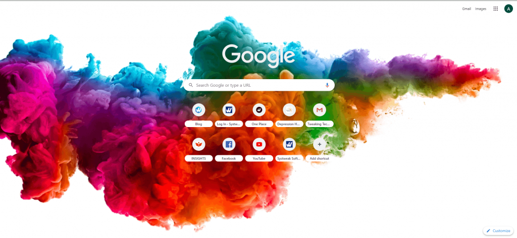beautifull Flying Paint theme