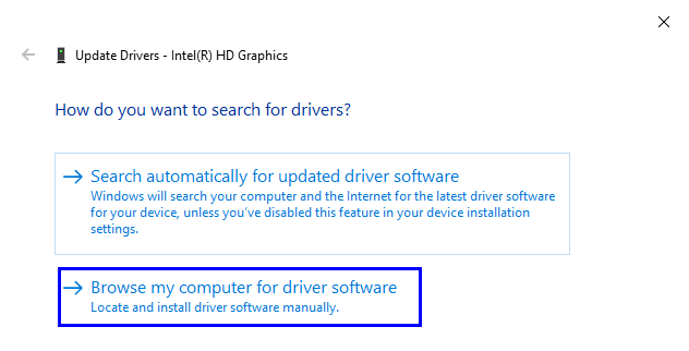 browse driver software