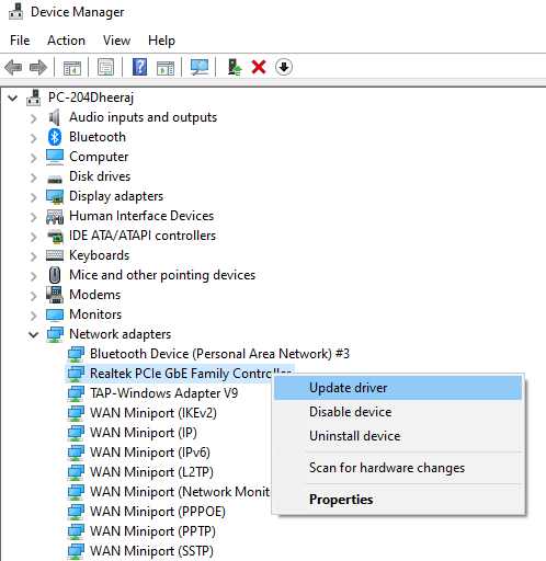 device manager