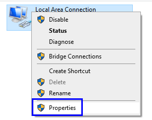 no internet secured properties