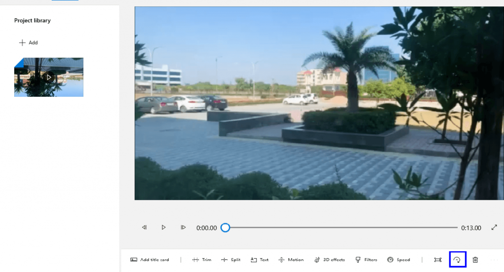 rotate video in movie player