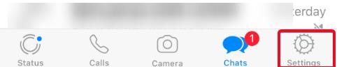 setting for chat