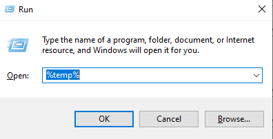 the file is open in another program error dele temp files