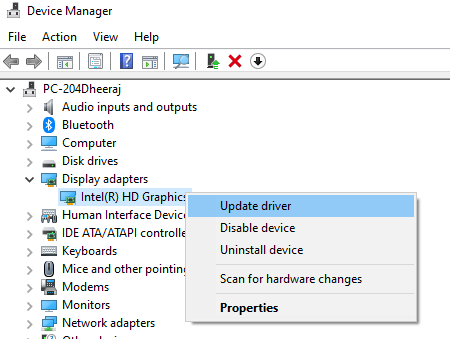 update driver