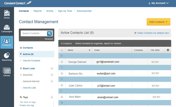 Constant Contact - alternative to mailchimp