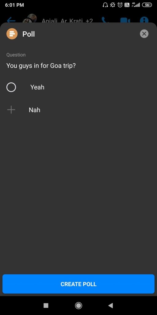 Create Poll